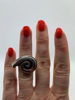 V487 Prachtige zilveren modernist ring maat 16, Ophalen of Verzenden, Kleiner dan 17, X, Dame