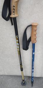 Twee wandelstokken, Ophalen, Verstelbaar, Gebruikt