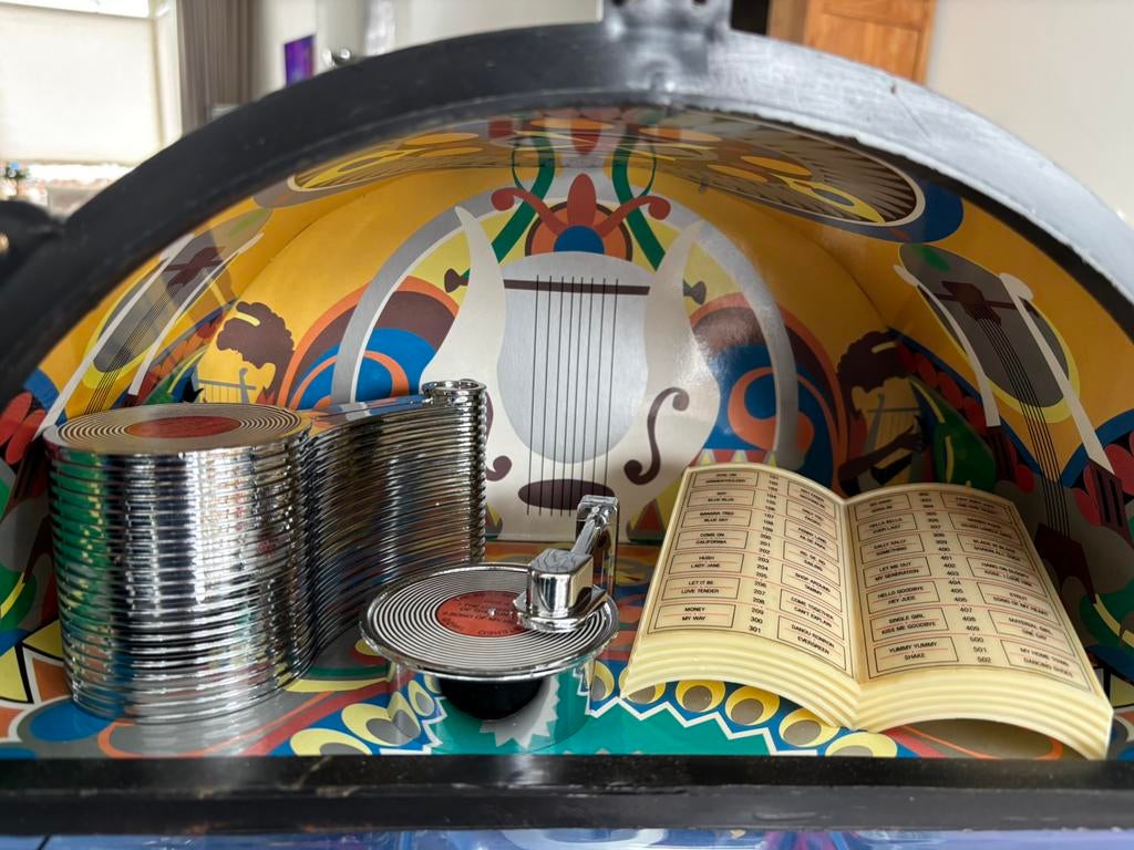 Bovenconsole Elta of Ricatech Jukebox met leuke accessoires, Ophalen, Zo goed als nieuw, 1970 tot heden, Overige merken