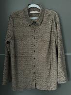 Studio Anneloes Poppy shirt camel grafische print XL, Kleding | Dames, Studio Anneloes, Bruin, Maat 46/48 (XL) of groter, Ophalen of Verzenden