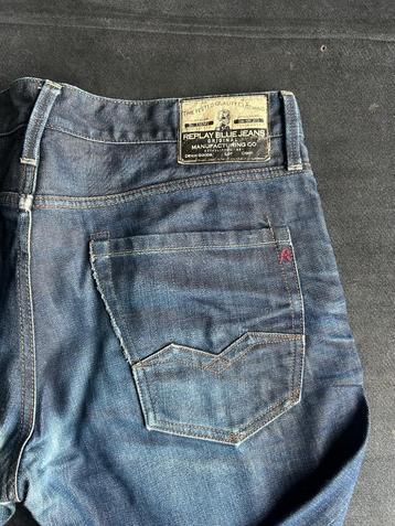 Replay Jeans broek Blauw maat 34 - 32 normale pasvorm beschikbaar voor biedingen