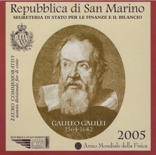 GEZOCHT 2 euro San Marino 2005, Postzegels en Munten, Munten | Europa | Euromunten, Losse munt, 2 euro, San Marino, Ophalen of Verzenden
