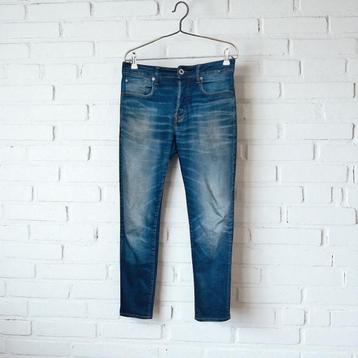 G-star RAW Jeans Maat W29 L32 Blauw Denim 3301 Slim beschikbaar voor biedingen