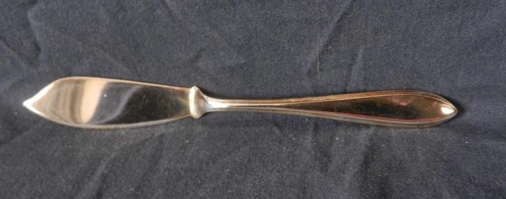 Zilveren botermes model puntfilet Gerritsen v Kempen 1946, Antiek en Kunst, Antiek | Goud en Zilver, Zilver, Ophalen of Verzenden