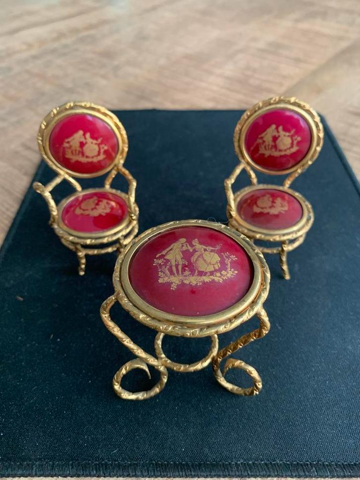 Miniatuur Limoges Salon Set, Antiek en Kunst, Antiek | Woonaccessoires, Ophalen