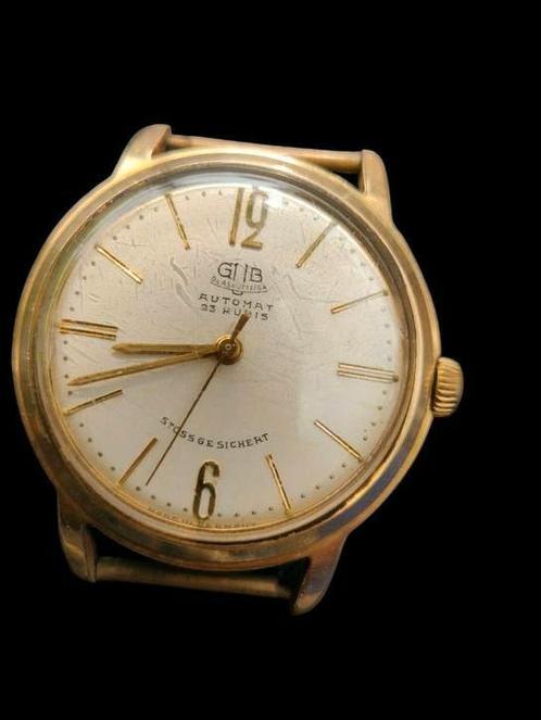 vintage GUB Glashutte automatisch 23 rubis horloge, Antiek en Kunst, Curiosa en Brocante, Ophalen of Verzenden