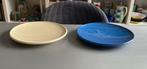 2x bord Bodum geel en blauw; diameter 26,5 cm, Ophalen of Verzenden, Zo goed als nieuw, Bord(en), Overige stijlen