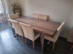 Richmond Maddox eettafel met glasplaat 200*100 cm, Ophalen of Verzenden, Gebruikt, 4 tot 6 stoelen