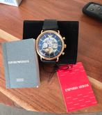 Armani pols horloge nieuw!!!, Overige merken, Leer, Polshorloge, Nieuw