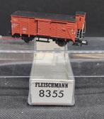 Fleischmann 8355 -goederenwagen met remmershuis G10 (15203), Gelijkstroom, Fleischmann, Wagon, Ophalen of Verzenden