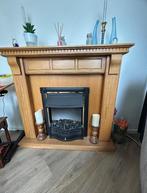 Leuke electrische kachel met schouw, Ophalen, Zo goed als nieuw, Vrijstaande haard, Elektrische haard