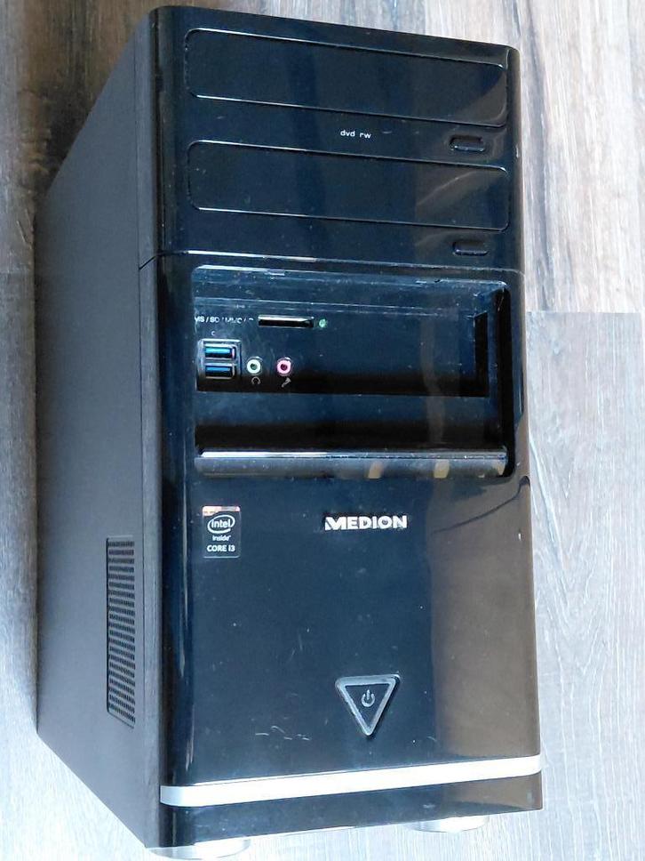 medion desktop pc, Computers en Software, Desktop Pc's, Gebruikt, 3 tot 4 Ghz, HDD, 4 GB, Ophalen
