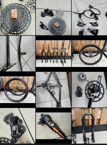Mountainbike mtb gravelbike fiets onderdelen beschikbaar voor biedingen
