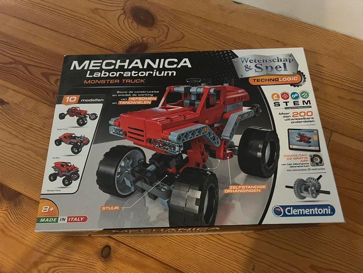 Clementoni Mechanica Laboratorium Monster Truck, Kinderen en Baby's, Speelgoed | Bouwstenen, Nieuw, Overige merken, Ophalen
