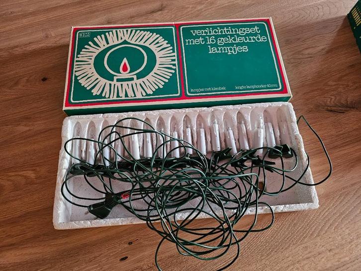 LEUKE VINTAGE KERSTVERLICHTING, Diversen, Kerst, Gebruikt, Ophalen of Verzenden