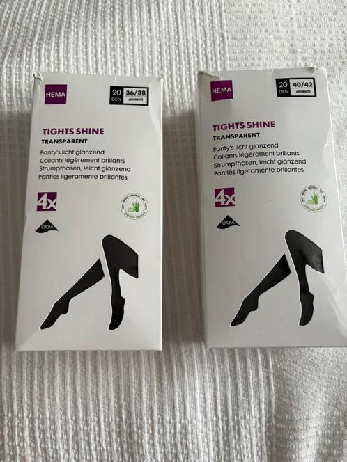 HEMA panty’s  8x in antraciet NIEUW, Kleding | Dames, Leggings, Maillots en Panty's, Nieuw, Panty, Maat 40/42 (M), Zwart, Ophalen of Verzenden