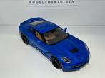Chevrolet Corvette C7 (2015) | Maisto | schaal 1:18 | ZGAN, Ophalen of Verzenden, Zo goed als nieuw, Maisto