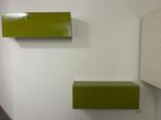 2x Hulsta Lilac - Wandmeubel - Groen - Hoogglans - Design, Voltastraat 21, Barneveld, Hulsta, Eikenhout, Ophalen of Verzenden
