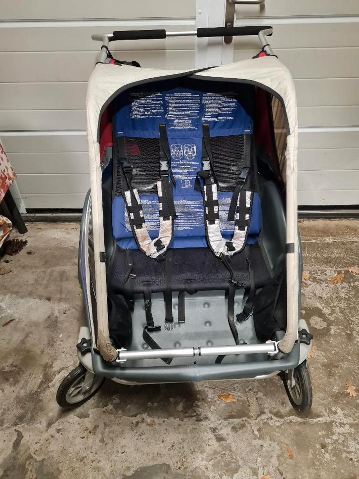 Chariot Captain XL, Fietsen en Brommers, Fietsaccessoires | Aanhangers en Karren, Gebruikt, Kinderkar, 20 tot 40 kg, Ophalen