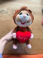 Valentijn hamster met berenmuts, Ophalen, Zo goed als nieuw, Overige typen