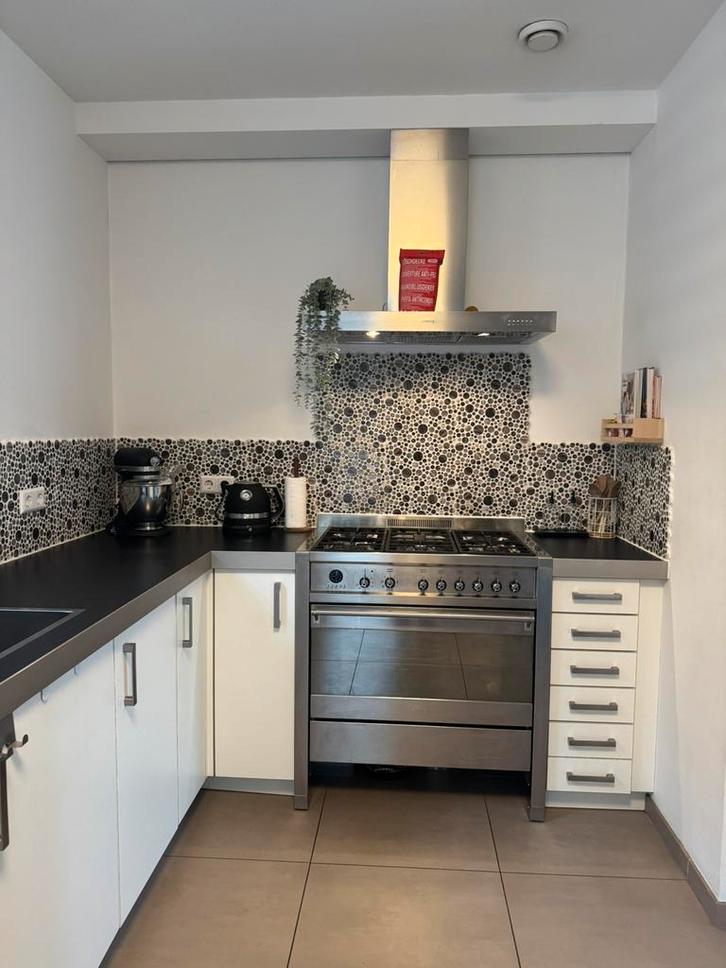 Smeg fornuis met oven – 5-pits gasstel (RVS, met wokbrander), Huis en Inrichting, Keuken | Complete keukens, Gebruikt, Overige typen