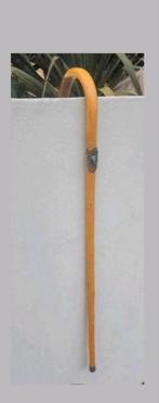 Vintage Stabiele Houten Wandelstok, Diversen, Wandelstokken, Ophalen of Verzenden