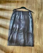 Leren rok, Kleding | Dames, Rokken, Bruin, Ophalen of Verzenden, Knielengte, Maat 36 (S)