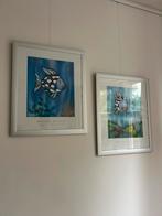 Twee mooie lijsten, inclusief Posters, Ophalen, Minder dan 50 cm, Gebruikt, 50 tot 75 cm