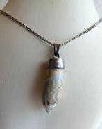 Zilveren ketting  met schelp hanger ( schelpen zee ), Ophalen of Verzenden, Zo goed als nieuw, Zilver, Zilver