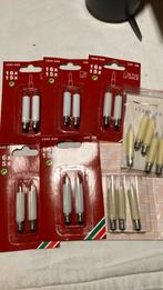 Vintage antieke kerstverlichting kerstlampjes, reserve setje, Diversen, Kerst, Ophalen of Verzenden, Zo goed als nieuw