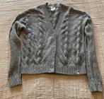 Abercrombie & Fitch ajour gebreid grijs vest maat 158/164, Meisje, Trui of Vest, Abercrombie & Fitch, Ophalen of Verzenden