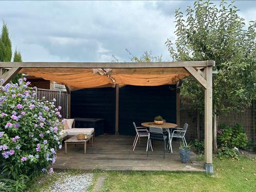 Pergola met schaduwdoek, Tuin en Terras, Overkappingen, Gebruikt, Ophalen