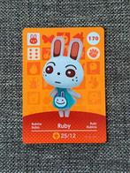 Animal Crossing Amiibo Kaart - Ruby #170, Ophalen of Verzenden, Zo goed als nieuw