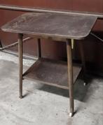 Vintage TV Tafeltje, Minder dan 55 cm, Gebruikt, Hout, Ophalen
