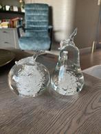 Glazen Appel en Peer Set, Overige kleuren, Ophalen of Verzenden, Minder dan 50 cm, Glas