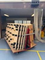 Houten turnvloer, Sport en Fitness, Turnen, Maat 36 t/m 42, Ophalen, Gebruikt, Materiaal