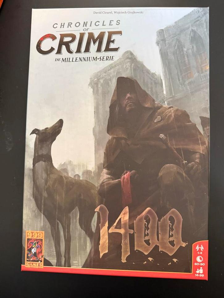 Chronicles of Crime: 1400 - Millennium Serie, Hobby en Vrije tijd, Gezelschapsspellen | Bordspellen, Zo goed als nieuw, Een of twee spelers