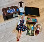 Barbie school set met collectors items!, Ophalen, Gebruikt, Barbie