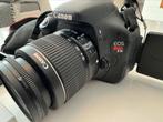 Canon EOS Rebel T3i incl 18-55 MM lens +adapter en batterij, Canon, Gebruikt, Ophalen