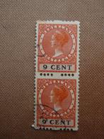 Nederland 1925  NVPH R 9 in horizontaal paartje gestempeld, Ophalen of Verzenden, T/m 1940, Gestempeld