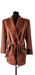 bruine cashmere blazer jas van Escada maat 36 (20224), Kleding | Dames, Maat 38/40 (M), Ophalen of Verzenden