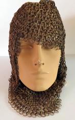 Uit inboedel: Antiek mailiënkolder hoofd/hals/nekbeschermer, Verzenden, Overige soorten, Helm of Baret