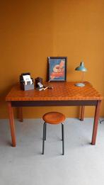 Vintage bureau, tafel, eettafel, keukentafel, tafeltje, Huis en Inrichting, Bureaus, Gebruikt, Ophalen of Verzenden
