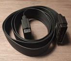 Scart Kabel. 1.5 meter. Plat, Ophalen of Verzenden, Nieuw, Minder dan 2 meter, Scartkabel