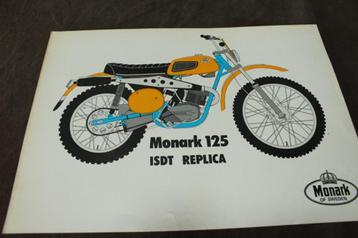 Monark 125 ISDT Replica verkoop folder  flyer beschikbaar voor biedingen