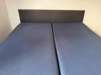 Boxspring 2-persoonsbed Auping, Ophalen, Gebruikt, Blauw, Tweepersoons