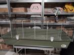 Ferplast traliekooi Rabbit 120 grijs of groen, Kooi, Cavia, Ophalen, Minder dan 60 cm