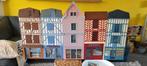 Houten huisjes. Achtergrond. Poppenspel, Hobby en Vrije tijd, Modelbouw | Overige, Ophalen, Gebruikt, 1:50 tot 1:144
