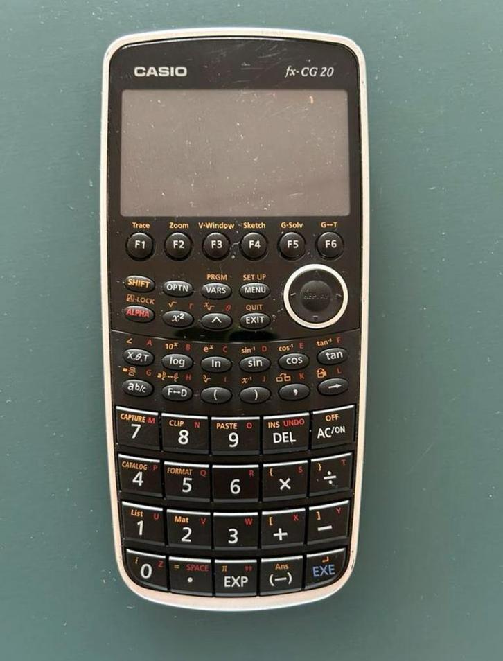 Casio fx-CG 20 Grafische Rekenmachine, Diversen, Rekenmachines, Zo goed als nieuw, Grafische rekenmachine, Ophalen of Verzenden