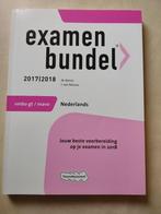 Examenbundel vmbo-gt/mavo Nederlands 2017/2018, z.g.a.n., M. Reints, J. van Nassau, Ophalen of Verzenden, Zo goed als nieuw, MBO